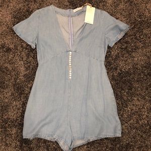 NWT Blue Zara Romper